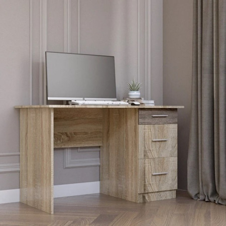 Стол письменный EVR- Школьник-4 дуб Сонома + трюфель