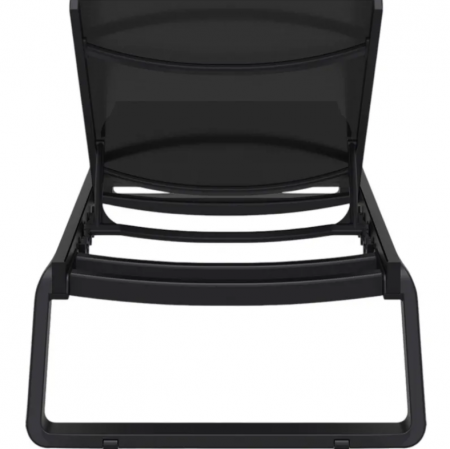 Шезлонг из полипропилена Siesta Tropic (черный) 