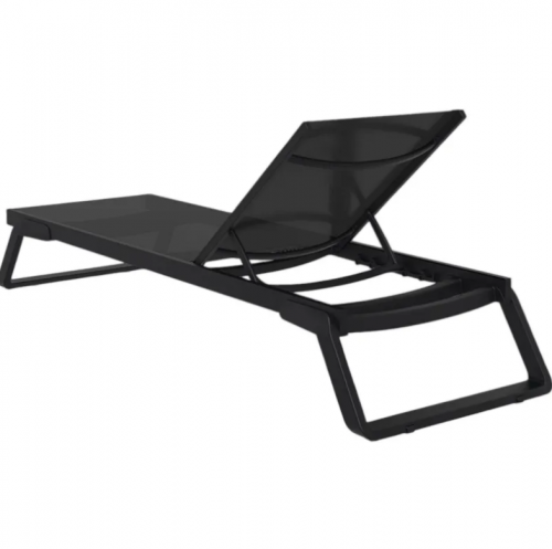 Шезлонг из полипропилена Siesta Tropic (черный) 