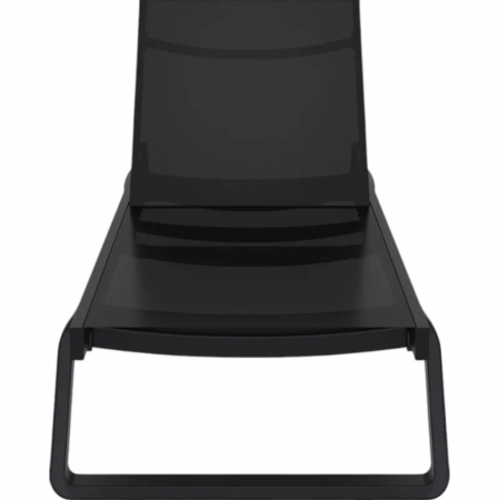 Шезлонг из полипропилена Siesta Tropic (черный) 