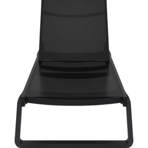 Шезлонг из полипропилена Siesta Tropic (черный) 