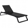 Шезлонг из полипропилена Siesta Tropic (черный) 