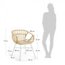 Кресло Kave Home CONSTANT CC0692FN46 (бежевый)