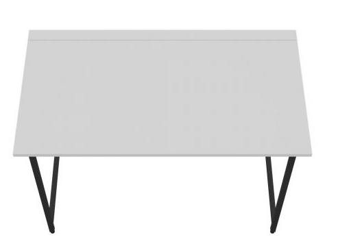 Стол раскладной AMF- Fold FL1000 (1000х600х750Н) черный/белый