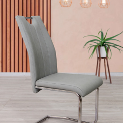  Стул кухонный модерн premium  EVRO- Merlin Light grey DC -301