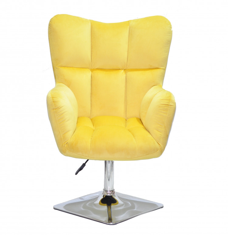 Офисное кресло OND- Oliver (Оливер) Б-Т желтый B-1027 4-CH-BASE