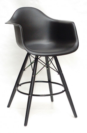 Кресло полубарное OND- Leon BK (белый 04, черный 04, бежевый 06, серый 21))