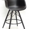 Кресло полубарное OND- Leon BK (белый 04, черный 04, бежевый 06, серый 21))