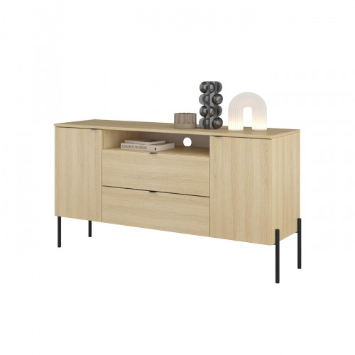 Комод на 2 двери и 2 ящика Helvetia ORE 24LGOG26 (дуб Линдберга)