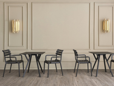 Стул уличный Siesta Paris (черный)