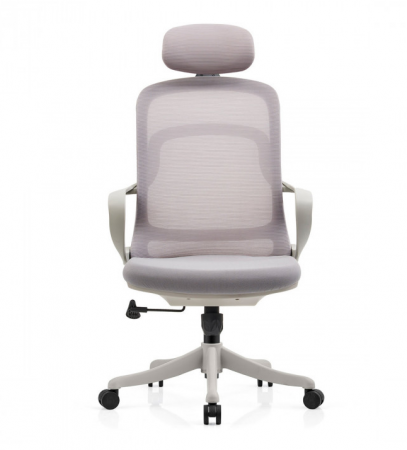 Компьютерное кресло поворотное INI- COLE в сером цвете   