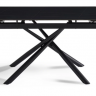 Стол раскладной CRV- Alba,Charcoal black ceramic top black base,140 см, черный