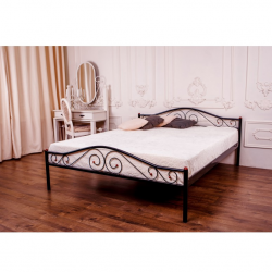 Кровать металлическая TPRO- EAGLE POLO 1600x2000 black E1700