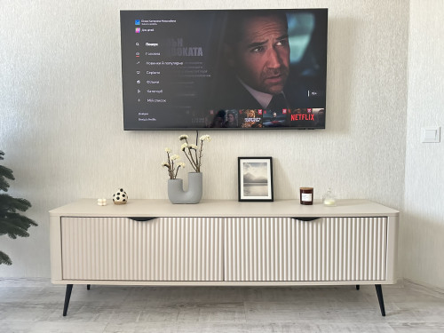 Тумба под телевизор  Perfect Home Ланте / Lante 2-дверная 2D/200 Беж