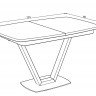 Стол раздвижной Avn- NIKA 125-165x80 Marmo Mat