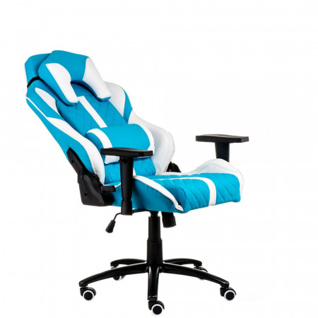 Кресло офисное TPRO- E6064  ExtremeRace light blue/white