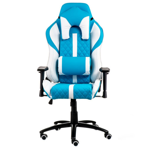 Кресло офисное TPRO- E6064  ExtremeRace light blue/white