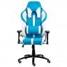 Кресло офисное TPRO- E6064  ExtremeRace light blue/white