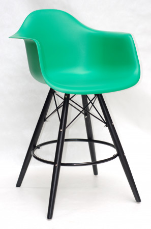 Кресло полубарное OND- Leon BK (зеленый 47, желтый 12, красный 05)