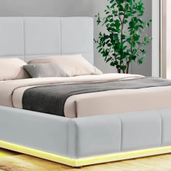 Кровать с подьемным механизмом CRV- Eclipse Silver breeze charm 180*200 с подсветкой   