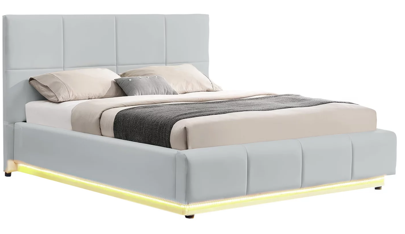 Кровать с подьемным механизмом CRV- Eclipse Silver breeze charm 180*200 с подсветкой   