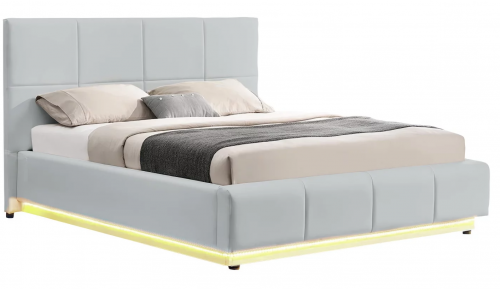 Кровать с подьемным механизмом CRV- Eclipse Silver breeze charm 180*200 с подсветкой   