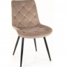 Стул SIGNAL​ RALPH VELVET черный/ темный беж