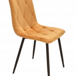 Стул обеденный MEBEL ELITE Piado велюр горчичный 