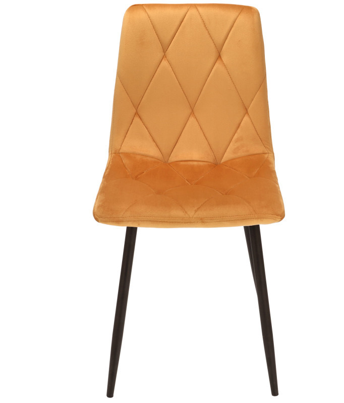 Стул обеденный MEBEL ELITE Piado велюр горчичный 