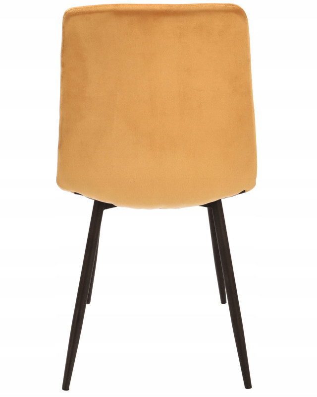 Стул обеденный MEBEL ELITE Piado велюр горчичный 