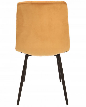Стул обеденный MEBEL ELITE Piado велюр горчичный 