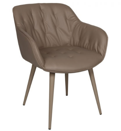 Кресло мягкое модерн NL- VIENA (экокожа, мокко)