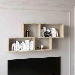 Полка навесная для гостиной EVR- ПН-4 дуб Сонома