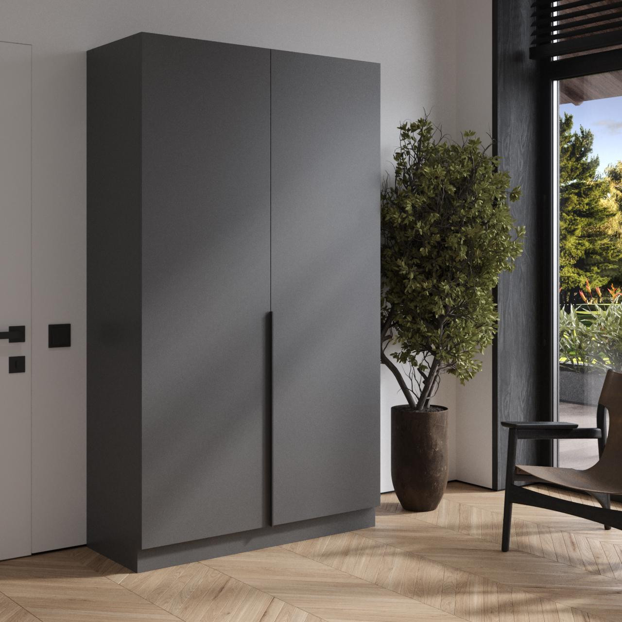 Шкаф на 2 двери ViA- Сити С-5