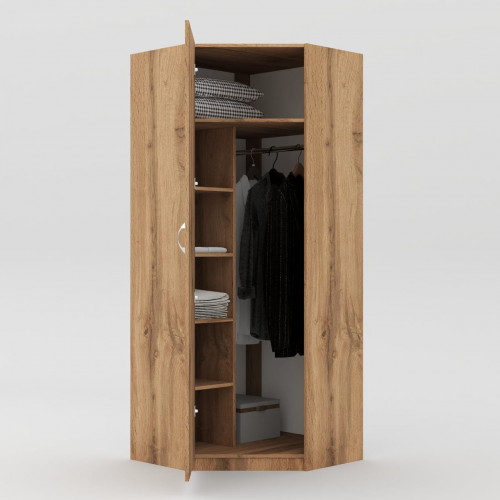 Шкаф угловой 195х90х90 cм KOD- ШК-У-90