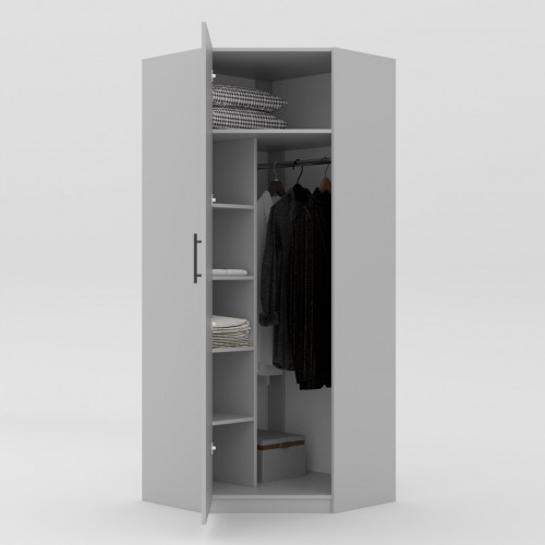 Шкаф угловой 195х90х90 cм KOD- ШК-У-90