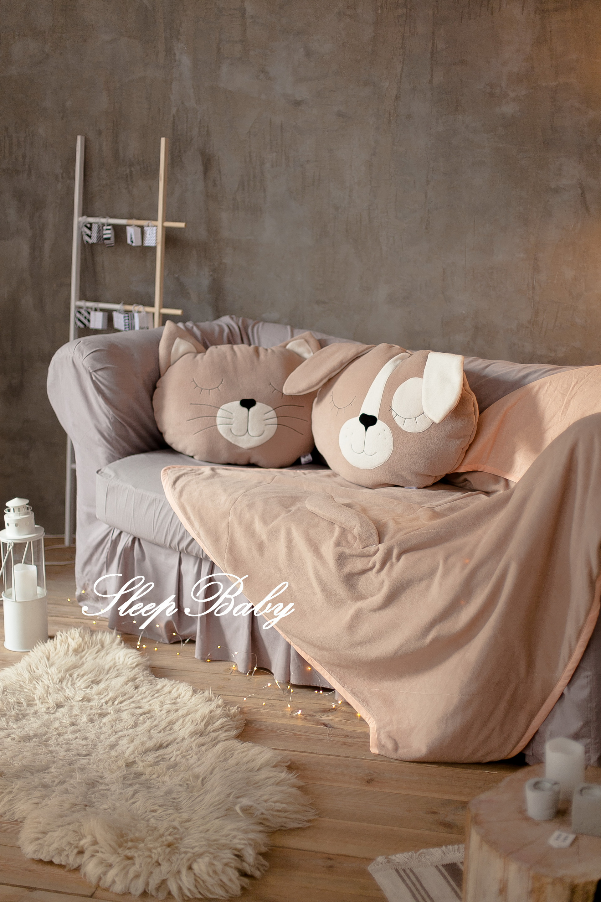 Одеяло + подушка SleepBaby Щенок