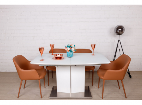 Стол обеденный модерн NL- Даллас (DALLAS) белый