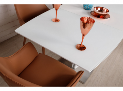 Стол обеденный модерн NL- Даллас (DALLAS) белый