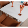 Стол обеденный модерн NL- Даллас (DALLAS) белый