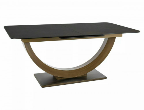 Керамический стол SIGNAL Wilson Ceramic матовый коричневый / античный бронзовый