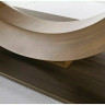 Керамический стол SIGNAL Wilson Ceramic матовый коричневый / античный бронзовый