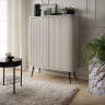 Комод Perfect Home Зова/Zova 2-дверный с черными ножками K103 Кашемир