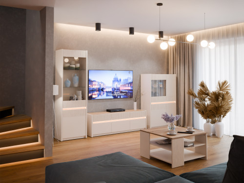 Стол журнальный Forte OAK SQUERE CFTT5182 песочный-дуб Маувелла