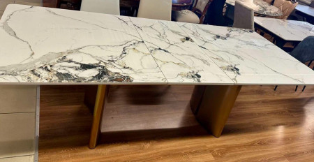 Стол модерн с золотыми ногами Elt- T-21 (2,5 м)