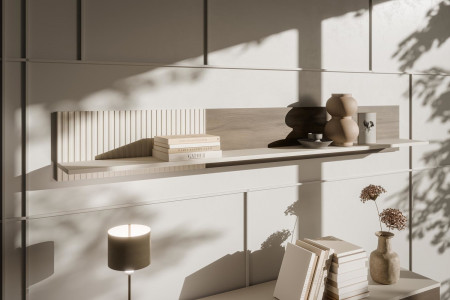 Полка HALMAR RANDOM 2 P-1 кашемир-орех