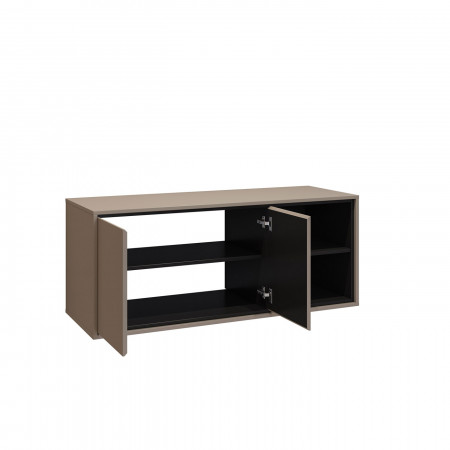 Тумба под раковину на 2 двери для ванной Helvetia IRVINE 30CWNP60 (конго/черный)