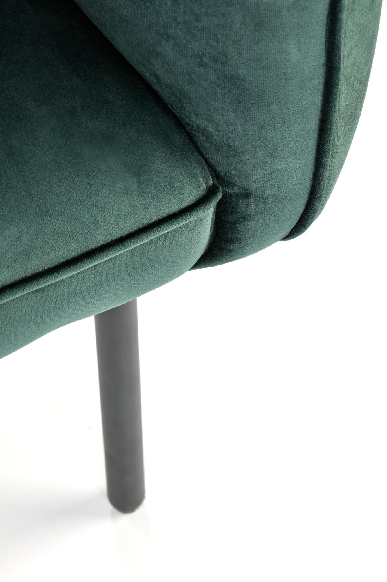 Кресло HALMAR BRASIL бархат темно-зеленый