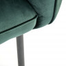 Кресло HALMAR BRASIL бархат темно-зеленый