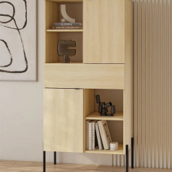 Комод на 2 двери и 1 ящик Helvetia ORE 24LGOG42 (дуб Линдберга)